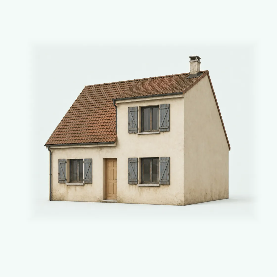 Maison individuelle des années 70, avant travaux